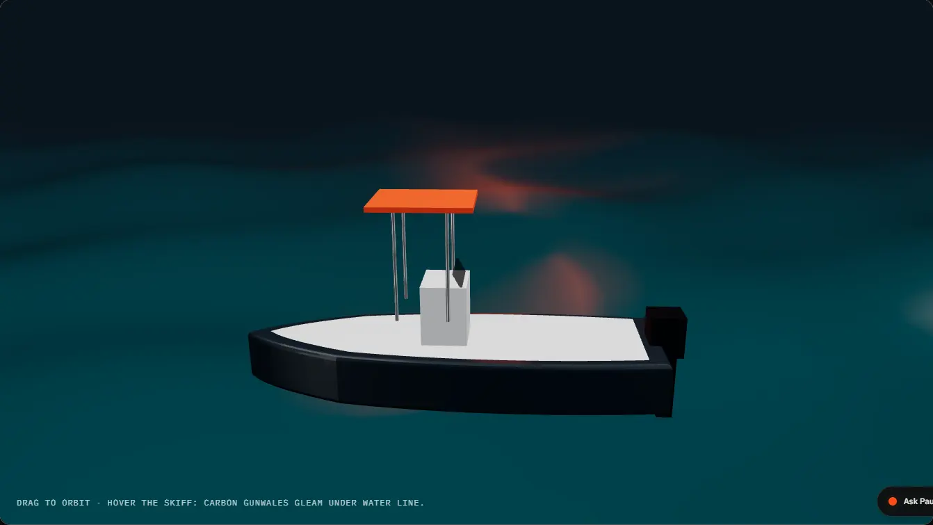 3D scene for Cormorant Marine Works