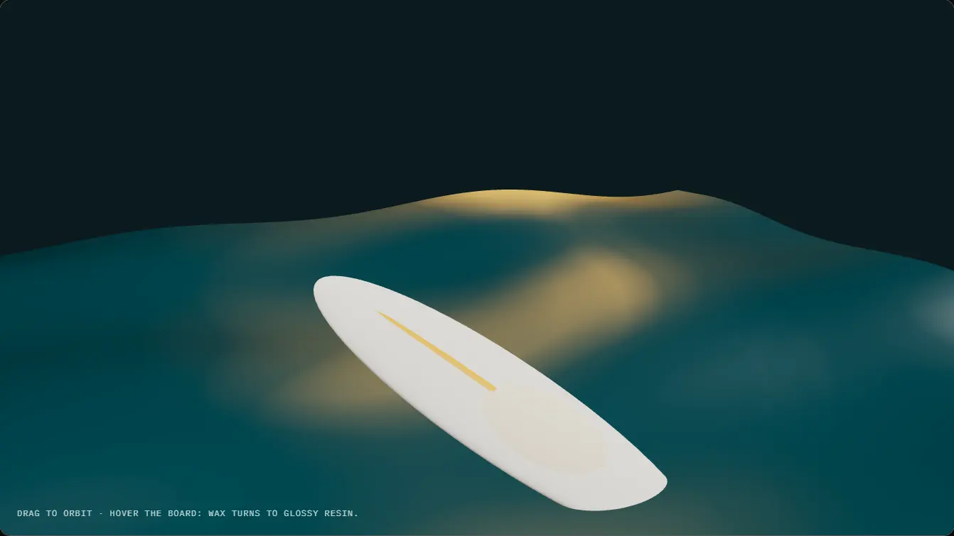 3D scene for Driftline Surf School