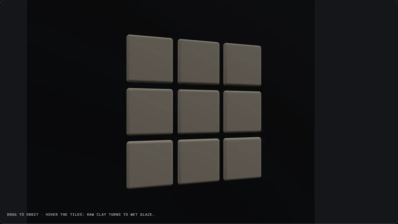 3D scene for Halden Tile Studio